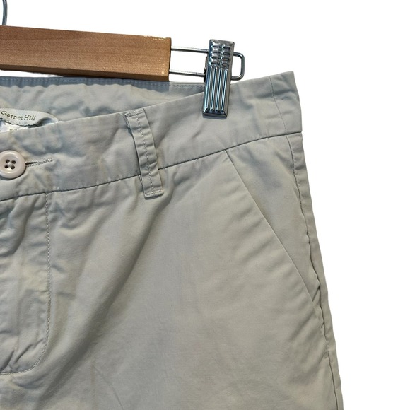 Garnet Hill Classic Cotton Khaki Chino Pants Size 8 - Picture 5 of 9